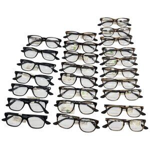 Jonas Paul Kids Optical Glasses Lot Of 26 Black & Tortoise Shell Frames With Dem